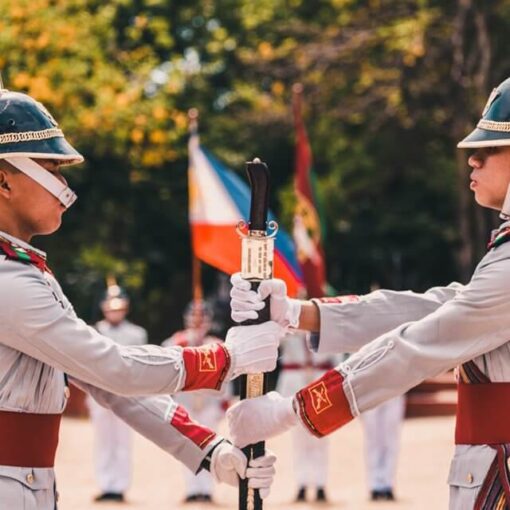 UP Diliman ROTC Passes over the Command of the Corps